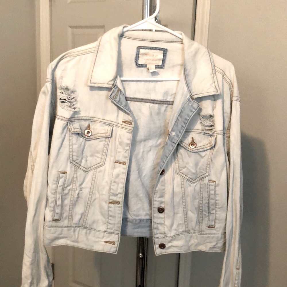 Forever 21 classic denim jacket.